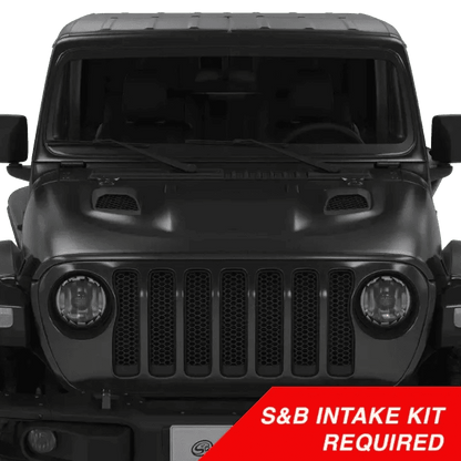 2018 - 2024 Jeep S&B Cold Air Intake Scoop (AS - 1014) - Cold Air Intake Scoops - S&B Filters