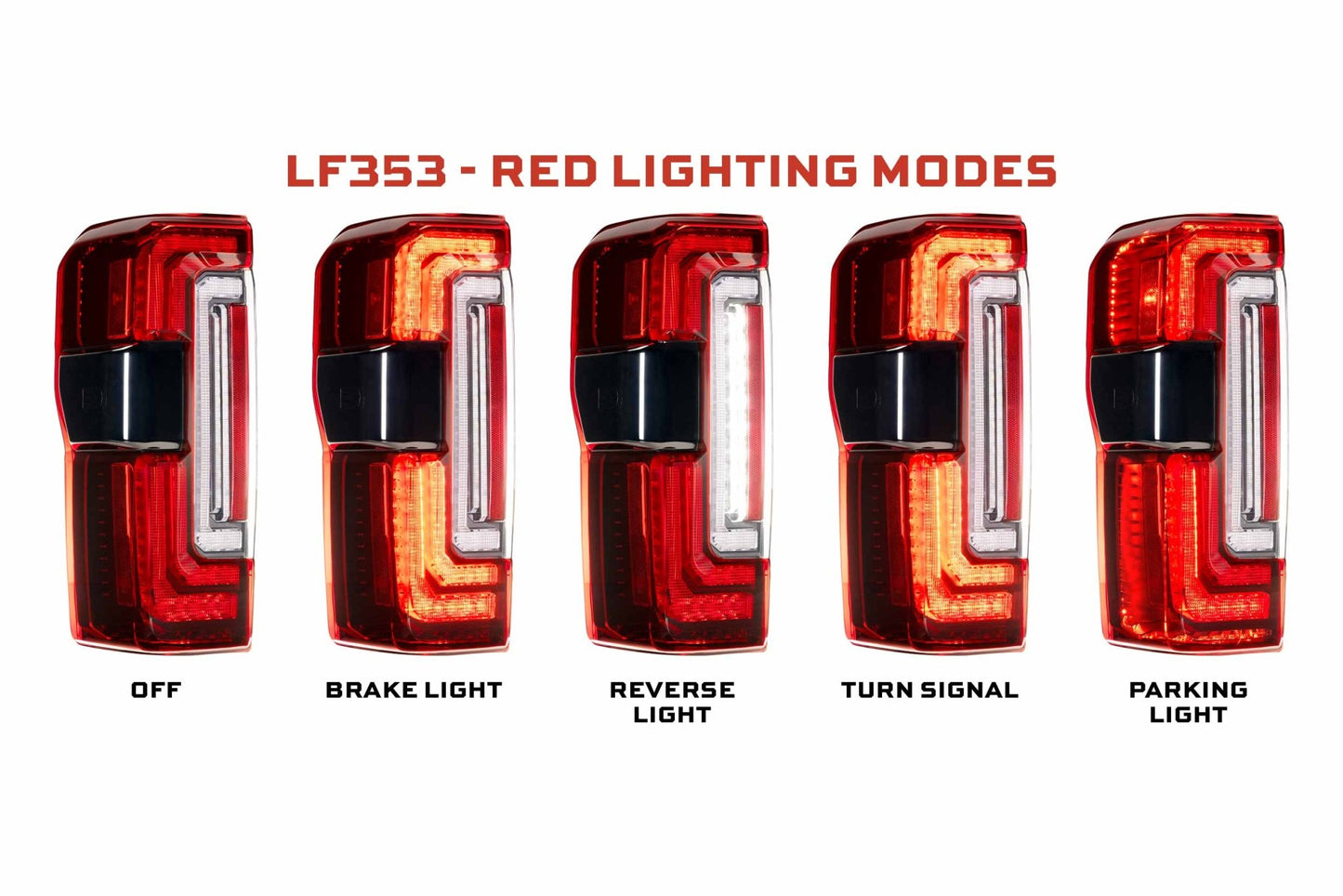 2023+ Ford Super Duty: Morimoto XB LED Tail Lights - Tail Lights - Morimoto XB LED Tails