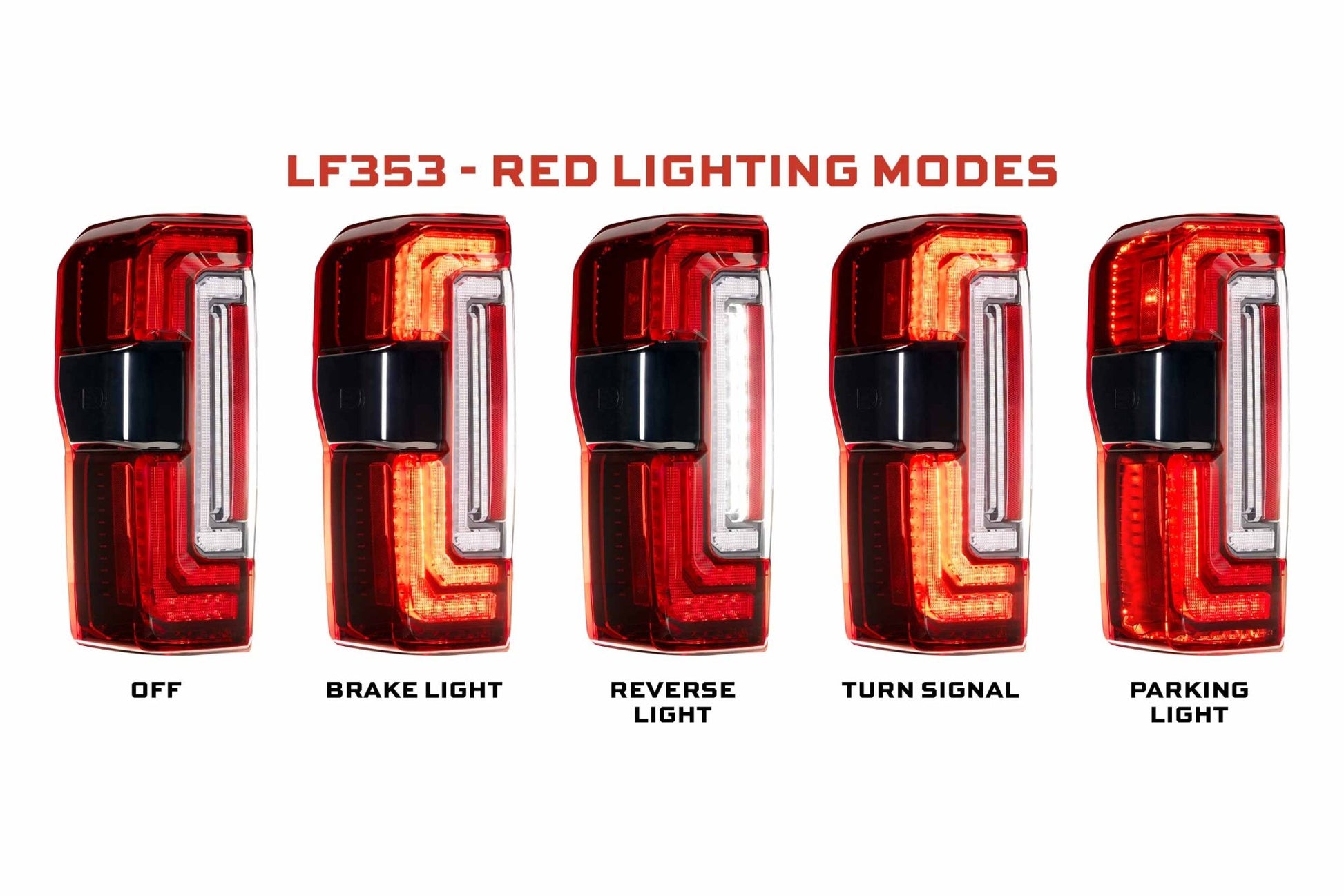 2023+ Ford Super Duty: Morimoto XB LED Tail Lights - Tail Lights - Morimoto XB LED Tails