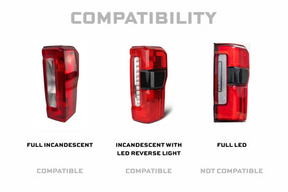 2023+ Ford Super Duty: Morimoto XB LED Tail Lights - Tail Lights - Morimoto XB LED Tails