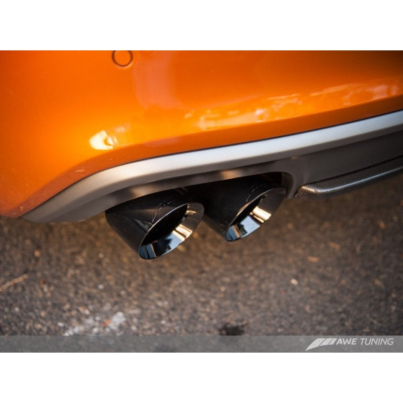 AWE Tuning Audi B8.5 S5 3.0T Track Edition Exhaust - Diamond Black Tips (90mm)