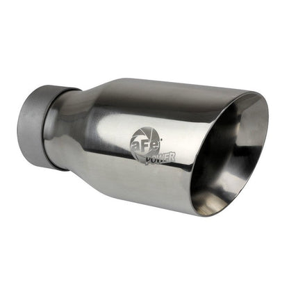 aFe 20-21 Jeep Wrangler Large Bore-HD 3in 304 Stainless Steel DPF-Back Exhaust System - Polished Tip