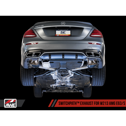 AWE Tuning Mercedes-Benz W213 AMG E63/S Sedan/Wagon SwitchPath Exhaust System - for Non-DPE Cars