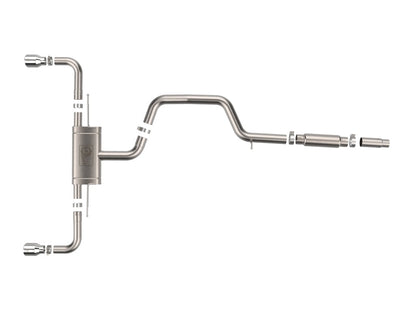 aFe 22-24 Volkswagen GTI MACH Force-Xp 3 to 2-1/2 IN Stainless Steel Cat-Back Exhaust w/Polished Tip