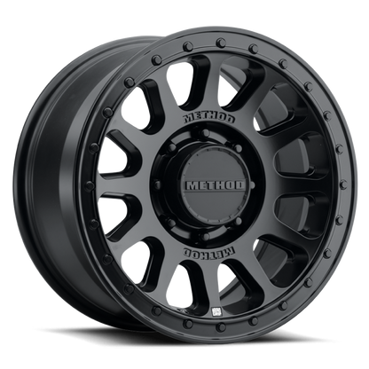 Method MR709 HD Bead Grip 18x 9in / ET12 / 8x180 BP / 124.1mm Bore - Black Wheel