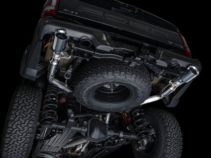AWE Tuning Gen 3 Raptor SwitchPath Exhaust - Chrome Silver Tips