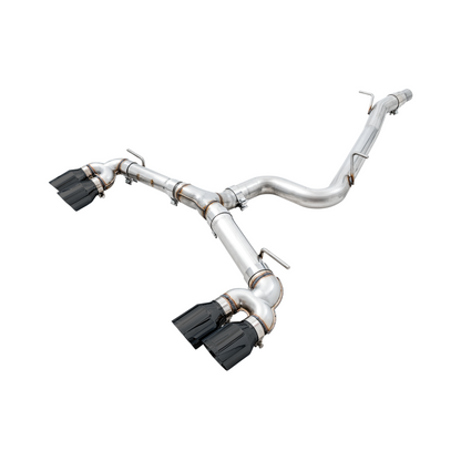AWE Tuning MK7.5 Golf R Track Edition Exhaust w/Diamond Black Tips 102mm