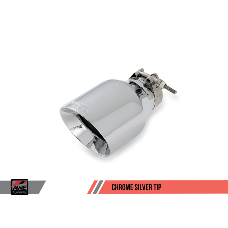 AWE Tuning Mk6 GLI 2.0T - Mk6 Jetta 1.8T Track Edition Exhaust - Polished Silver Tips