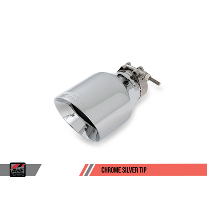 AWE Tuning Mk6 GLI 2.0T - Mk6 Jetta 1.8T Track Edition Exhaust - Polished Silver Tips