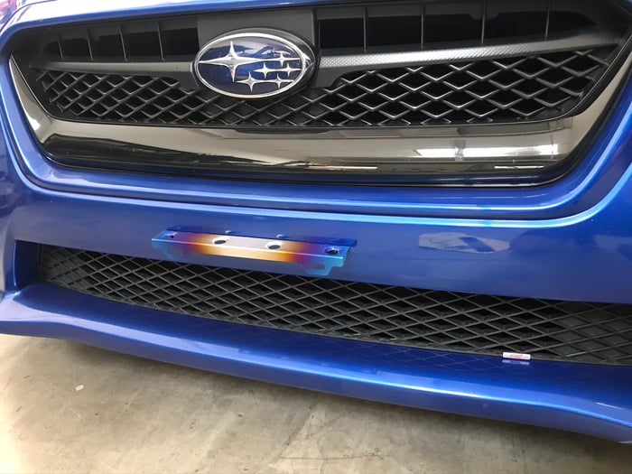 Chasing JS Subaru 15-21 WRX/STI License Plate Bracket