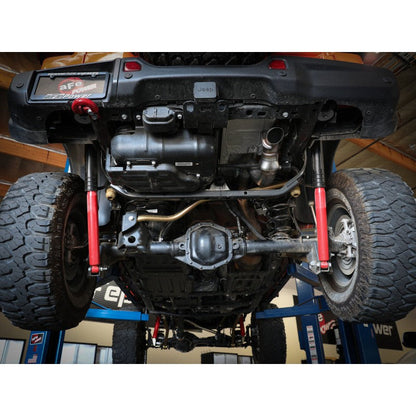 aFe 20-21 Jeep Wrangler (JL) Large Bore-HD 3 IN 304 Stainless Steel DPF-Back Hi-Tuck Exhaust System