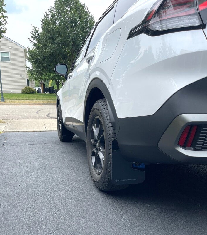 Rally Armor 23-25 Kia Sportage Black UR Mud Flap w/ Red Logo