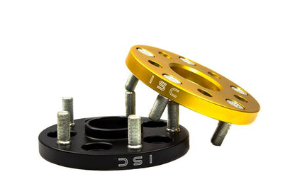 ISC Suspension 5x100 to 5x114 15mm Wheel Adapters Gold - Set of 4