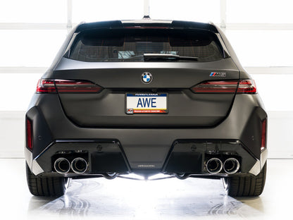 AWE Tuning BMW G90/G99 M5 Touring Edition Cat-Back Exhaust - Chrome Silver Tips
