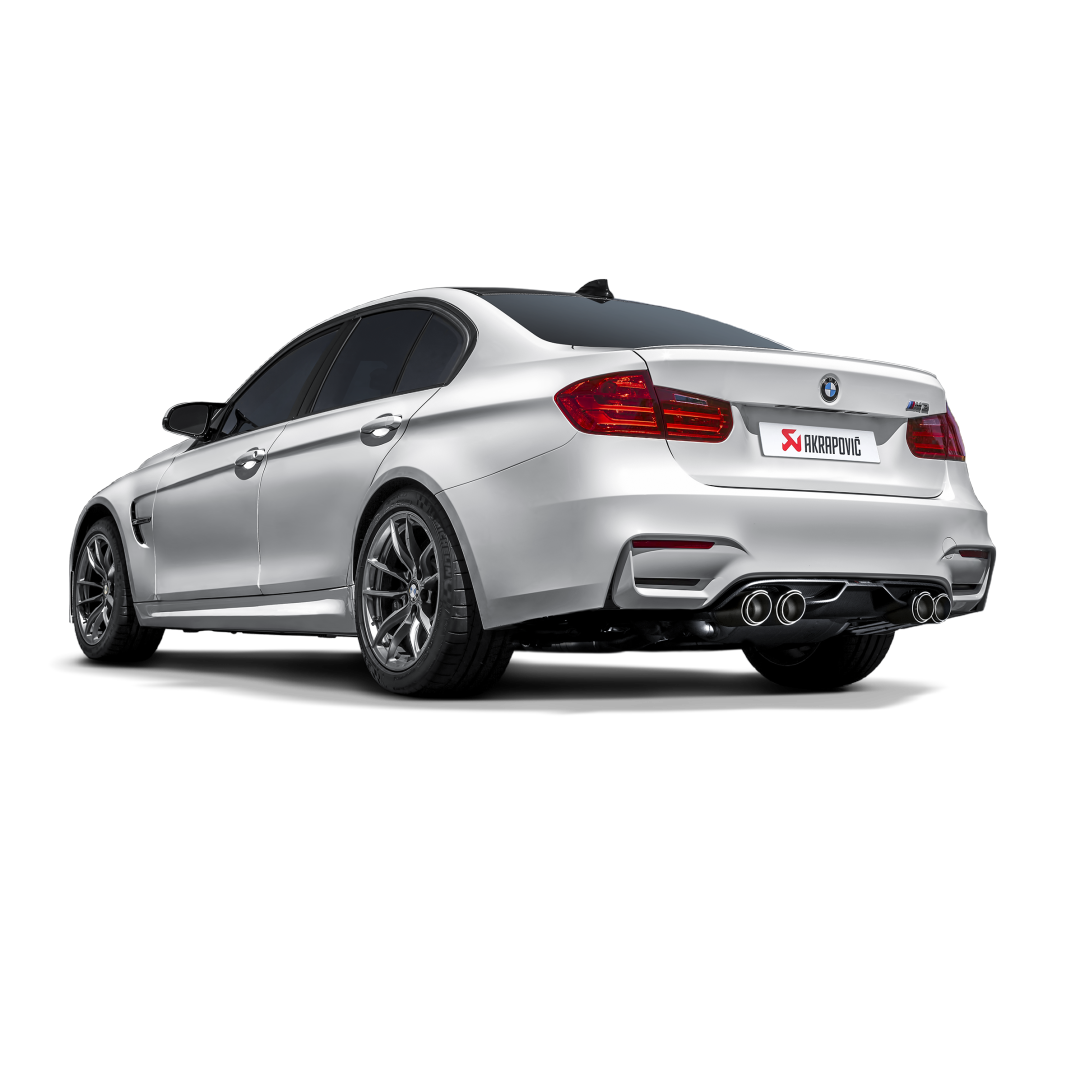 Akrapovič Slip-On Line Exhaust (Titanium) w/Titanium Tips - 2014-2020 BMW M3/M4 (F80/F82)