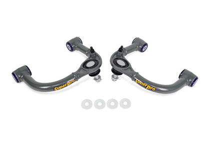 SuperPro 03-09 Lexus GX470 / Toyota 4Runner Sport 4WD Front Upper Fixed Offset Control Arm Set