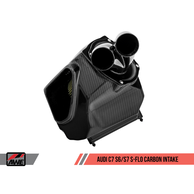 AWE Tuning Audi C7 S6 / S7 4.0T S-FLO Carbon Intake V2