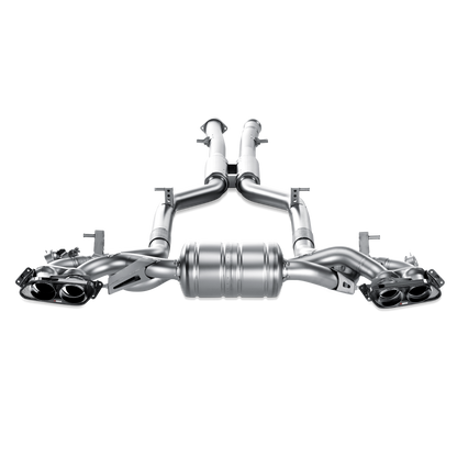 Akrapovič Evolution Line Catback Exhaust System (Titanium) w/Carbon Tips - 2010-2014 Mercedes-AMG SLS Coupe/Roadster