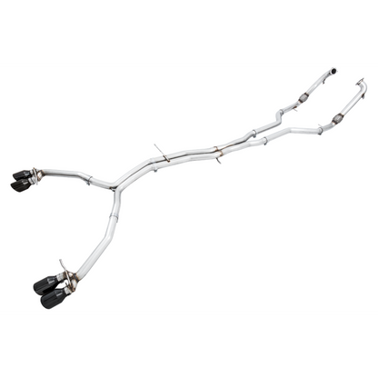 AWE Tuning Audi B9 S5 Sportback Track Edition Exhaust - Non-Resonated (Black 102mm Tips)