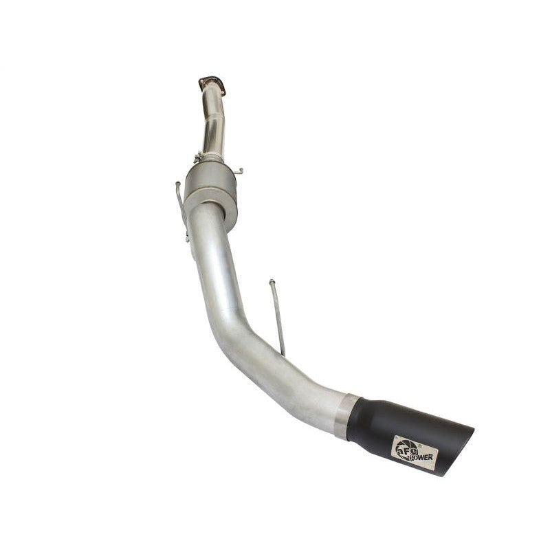 aFe Atlas Exhausts 4in Cat-Back Aluminized Steel Exhaust Sys 2015 Ford F-150 V6 3.5L (tt) Black Tip
