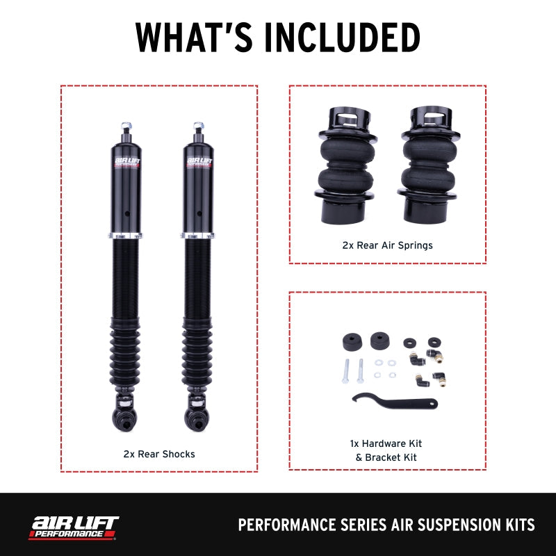 Air Lift Performance 15-21 BMW F22/F30/F31/F32/F33/F36 Rear Air Suspension Kit