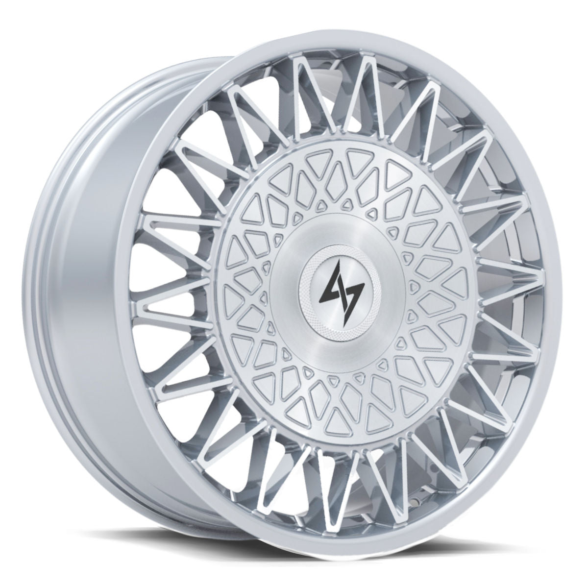 Sentali Luxx Crown Brushed Silver 22x10.5 +35 5x127|5x120mm 74.1mm