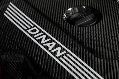 Dinan 19-26 BMW B58D (G01/G02/G20/G22/G23/G26/G42) Gloss Carbon Fiber Engine Cover w/Matte Accents