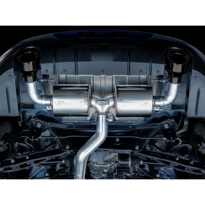 AWE Subaru BRZ/ Toyota GR86/ Toyota 86 Touring Edition Cat-Back Exhaust- Diamond Black Tips