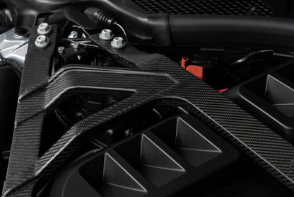 Dinan 21-27 BMW M2/M3/M4 (G80/G82/G83/G87) Matte Carbon Fiber Strut Tower Brace - Front
