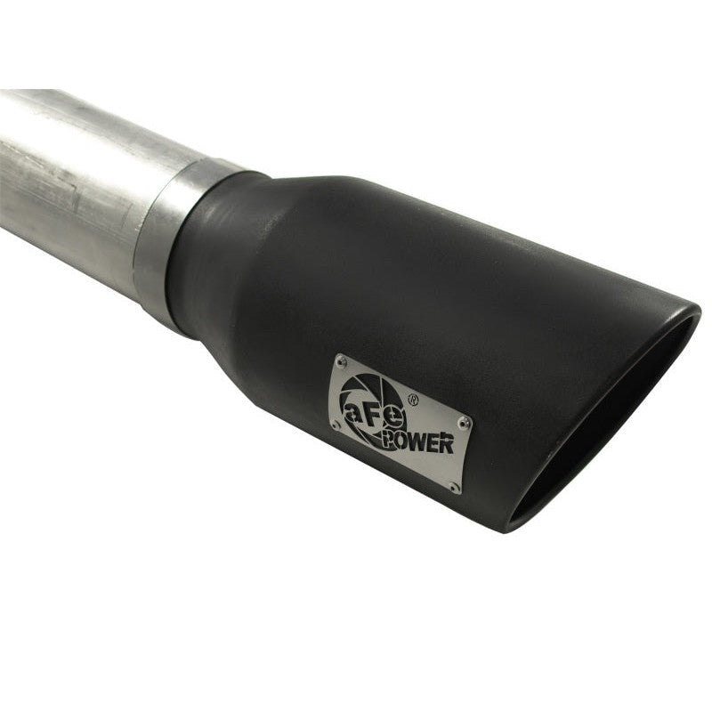 aFe Atlas Exhausts DPF-Back Aluminized Steel Exhaust Dodge Diesel Trucks 07.5-12 L6-6.7L Black Tip