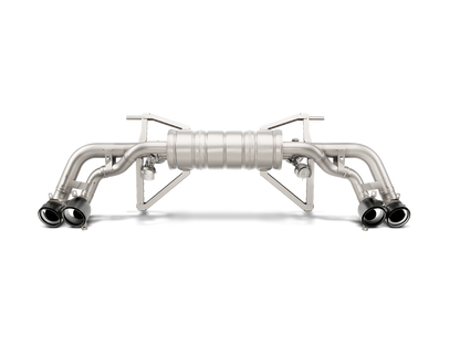 Akrapovič Slip-On Line Exhaust (Titanium) w/Carbon Tips - 2014-2018 Lamborghini Huracan Coupe/Spider