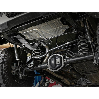 aFe MACH Force-Xp Axle-Back Exhaust System w/NoTip 18-20 Jeep Wrangler L4-2.0T / V6-3.6L