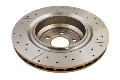 DBA 08-15 Dodge Challenger SRT-8 Rear Drilled & Slotted Street Series Rotor