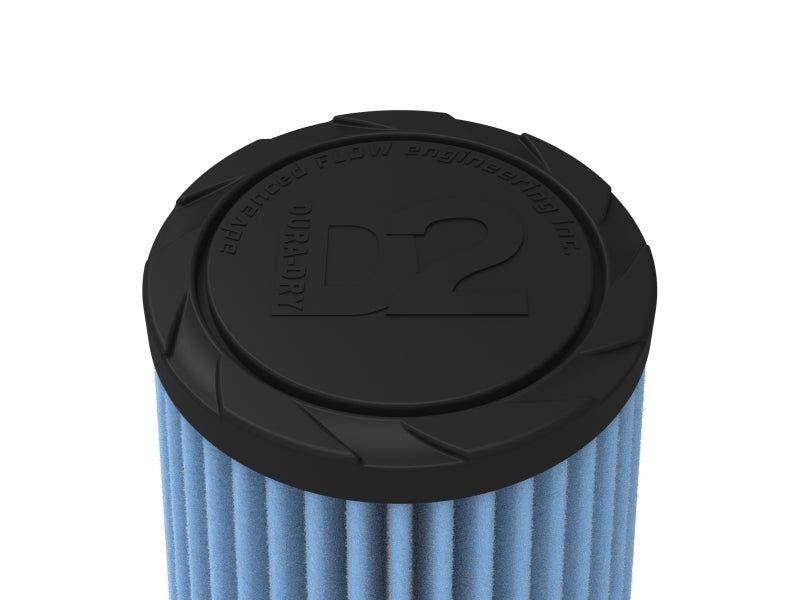 aFe POWER Universal Clamp-On Air Filter w D2 Dura-Dry Media 3in F x 5in B x 3-1/2in T x 7in H