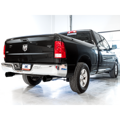 AWE Tuning 09-18 RAM 1500 5.7L (w/o Cutout) 0FG Dual Rear Exit Cat-Back Exhaust - Diamond Black Tips
