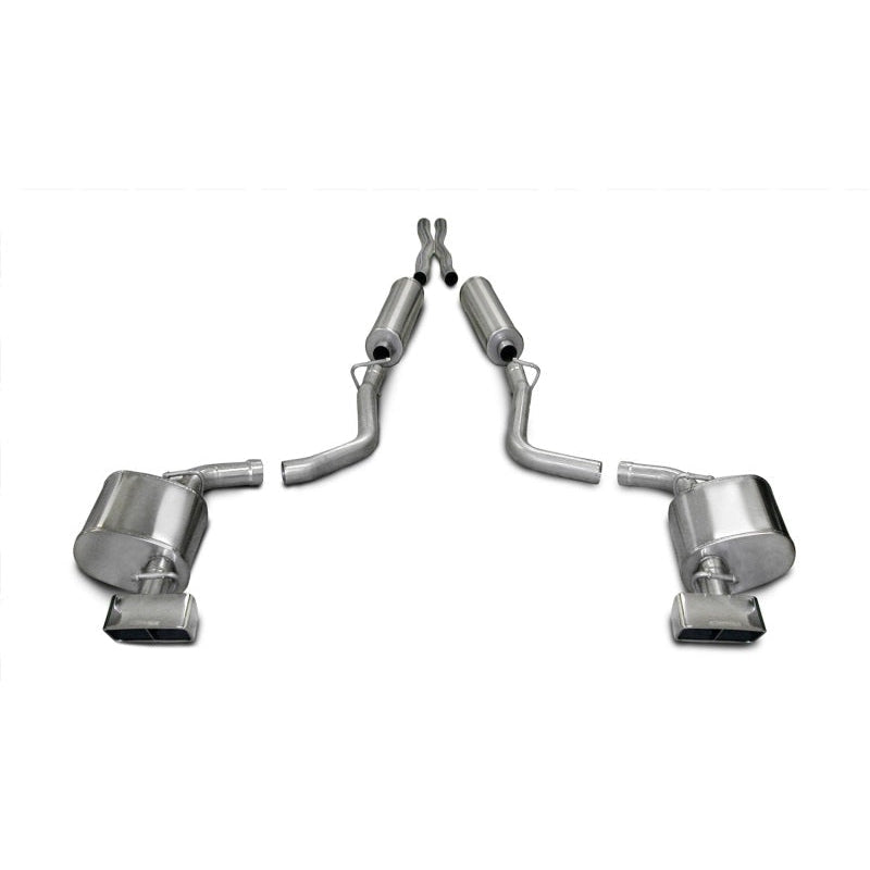 Corsa 09-10 Dodge Challenger R/T 5.7L V8 Manual Polished Xtreme Cat-Back Exhaust