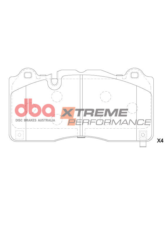 DBA 19-24 Chevrolet Camaro ZL1 XP Performance Front Brake Pads