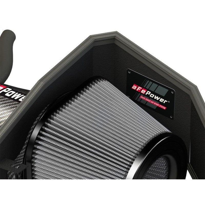 aFe POWER Magnum FORCE Carbon Fiber Stage 2 Pro Dry S CAIS - 11-18 Dodge Challenger/Charger V8-6.4L