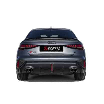 Akrapovič Evolution Line Catback Exhaust System (Titanium) - 2025+ Audi RS3 Sedan (8Y)