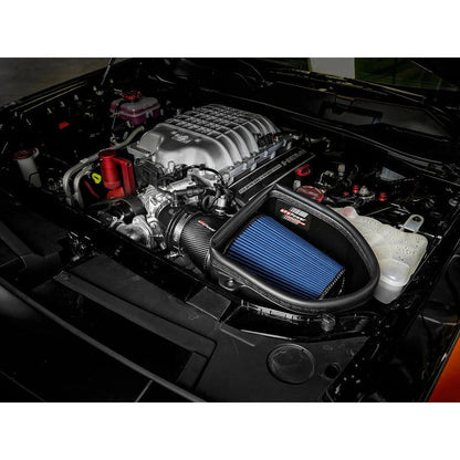 aFe Magnum Force Stage-2 Track Series Carbon Fiber AIS w/ Pro 5R Media - 18 Dodge Challenger V8-6.2L