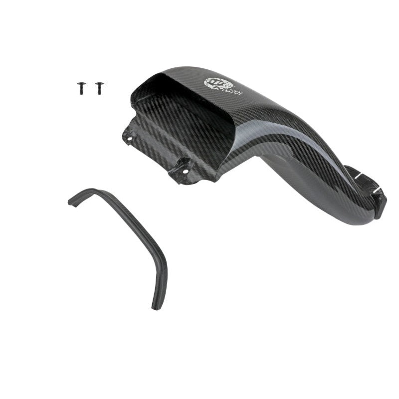 aFe Quantum Cold Air Intake System Scoop 18-20 Ford F150 EcoBoost V6-3.5L/2.7L - Carbon Fiber