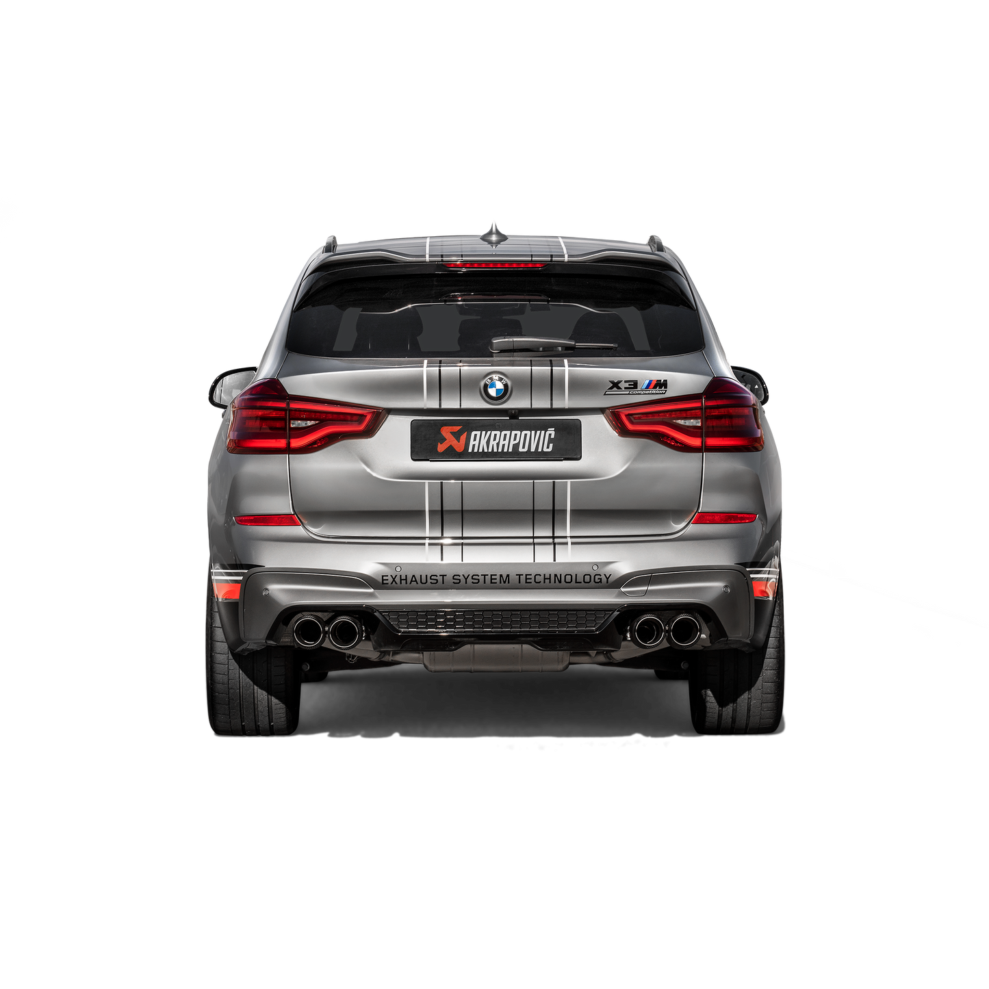 Akrapovič Slip-On Line Exhaust (Titanium) w/Carbon Tips - 2020-2024 BMW X3M/X4M (F97)