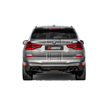 Akrapovič Slip-On Line Exhaust (Titanium) w/Carbon Tips - 2020-2024 BMW X3M/X4M (F97)