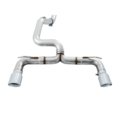 AWE Tuning Ford Focus RS Track Edition Cat-back Exhaust - Chrome Silver Tips