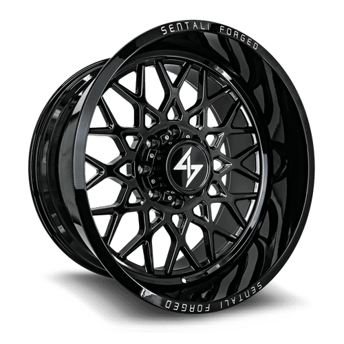 Sentali Forged SF5GB Gloss Black 30x16 -99 8x165.1mm 125.2mm