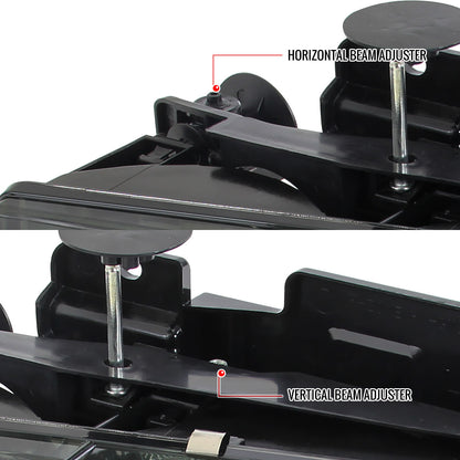 1994-1998 Chevrolet Silverado/Tahoe/Suburban/C10 Factory Style Headlights w/ Bumper & Corner Lights (Chrome Housing/Clear Lens)