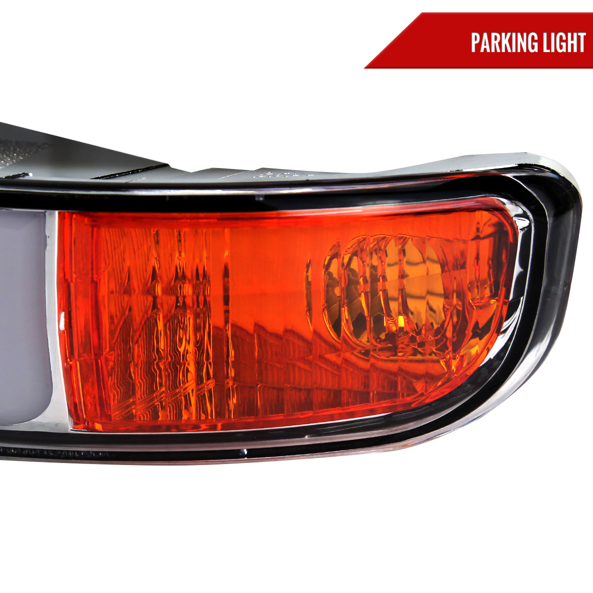 1999-2006 GMC Sierra/2007 Sierra Classic/2000-2006 Yukon/XL Factory Style Headlights and Sequential Turn Signal Bumper Lights (Chrome Housing/Clear Lens)