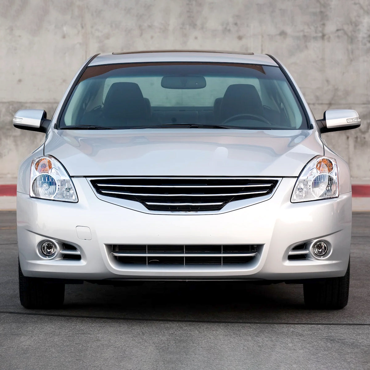 2010-2012 Nissan Altima Sedan Factory Style Headlights (Chrome Housing/Clear Lens)