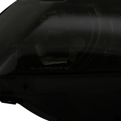 2006-2011 Honda Civic Coupe Factory Style Crystal Headlights (Chrome Housing/Smoked Lens)