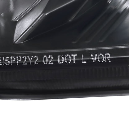 2006-2011 Honda Civic Coupe Factory Style Crystal Headlights (Matte Black Housing/Clear Lens)